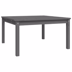 Tavolo da Giardino Grigio 82,5x82,5x45 cm Legno Massello Pinocod mxl 129898