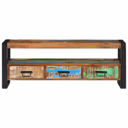 Mobile Porta TV 120x30x45 in Legno Massello di Recuperocod mxl 104043 - Vista aggiuntiva 2
