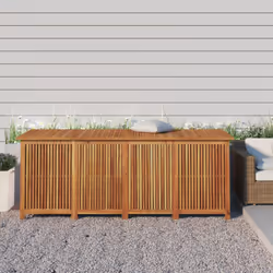 Questo contenitore da giardino in legno offre ampio spazio per decorazioni, attrezzi da giardinaggio e qualsiasi altra cosa c ...