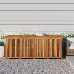 Contenitore da Giardino 200x80x75cm in Legno Massello di Acacia Vidaxl
