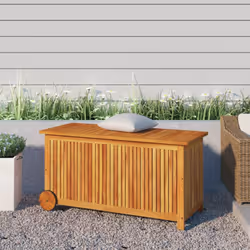 Questo contenitore da giardino in legno offre ampio spazio per decorazioni, giocattoli, attrezzi da giardinaggio e qualsiasi ...