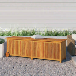 Contenitore da Giardino con Ruote 150x50x58cm Massello Acaciacod mxl 79020