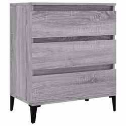 vidaXL Credenza Grigio Sonoma 60x35x70 cm in Legno Multistrato - Vista aggiuntiva 2