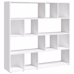 vidaXL Libreria/Divisorio Bianco 105x24x102 cm - Vista aggiuntiva 2
