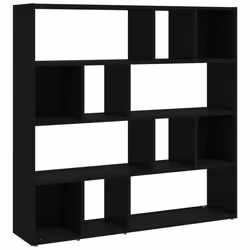 vidaXL Libreria/Divisorio Nero 105x24x102 cm - Vista aggiuntiva 2