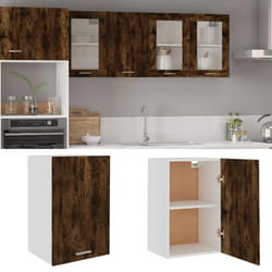 Mobile Pensile Rovere Fumo 39,5x31x60cm in Legno Multistratocod mxl 81656