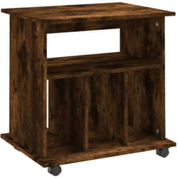 Vidaxl - Armadietto con Ruote Rovere Fumo 60x45x60 cm Legno Multistrato 279746