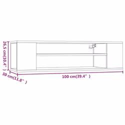 VidaXL 826361 supporto TV e sistema audio - Vista aggiuntiva 8