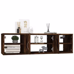 VidaXL 826363 scaffale Legno Quercia, Marrone - Vista aggiuntiva 4
