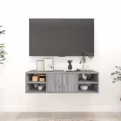 VidaXL 826364 scaffale Legno Grigio