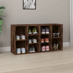 Vidaxl - Scarpiera Rovere Fumo 103x30x54,5 cm in Legno Multistrato