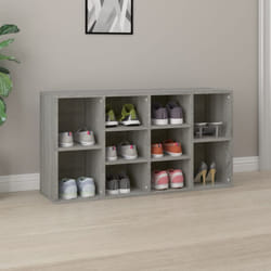 Scarpiera Grigio Sonoma 103x30x54,5 cm in Legno Multistrato Vidaxl 265600