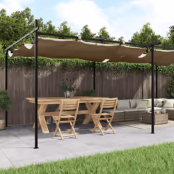 Questa pergola offre un ottimo riparo per le riunioni di famiglia, le feste e altre attività all'aperto. Tessuto resistente a ...