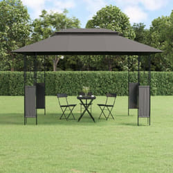 Vidaxl - Gazebo con Tetto Antracite 400x300x270 cm Acciaio 6832