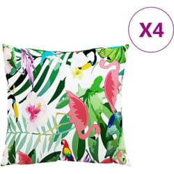 Cuscini Decorativi 4 pz Multicolore 60x60 cm in Tessuto Vidaxl 886385
