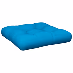 vidaXL Cuscino per Pallet Blu 50x50x12 cm in Tessuto - Vista aggiuntiva 2