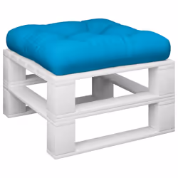 vidaXL Cuscino per Pallet Blu 50x50x12 cm in Tessuto - Vista aggiuntiva 3