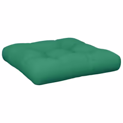 vidaXL Cuscino per Pallet Verde 60x60x12 cm in Tessuto - Vista aggiuntiva 2