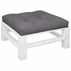 vidaXL Cuscino per Pallet Antracite 80x80x12 cm in Tessuto - Vista aggiuntiva 3