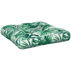 Cuscino per Pallet Motivo a Foglie 58x58x10 cm Tessuto Vidaxl 849809
