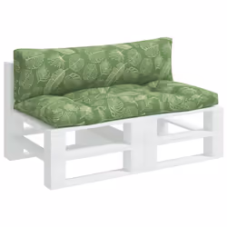 Cuscini per Pallet 2 pz Motivo a Foglie in Tessuto Oxfordcod mxl 118363 - Vista aggiuntiva 3