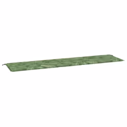 Cuscino Panca da Giardino Motivo a Foglie 200x50x3 cm Tessutocod mxl 70461 - Vista aggiuntiva 2