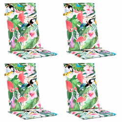 Cuscini per Sedia con Schienale Alto 4pz Multicolore in Tessutocod mxl 118299 - Vista aggiuntiva 3