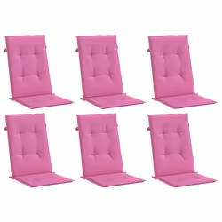 Cuscini per Sedia con Schienale Alto 6pz Rosa in Tessutocod mxl 70321 - Vista aggiuntiva 3