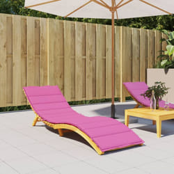 Cuscino per Lettino, Comodo Cuscino per sgabello Rosa in Tessuto Oxford Vidaxl 4852