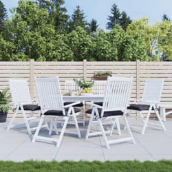 Cuscini per Sedia 6 pz Antracite 50x50x7 cm Tessuto Oxford Vidaxl 48600