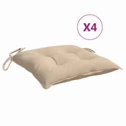 Cuscini per Pallet 4 pz Beige 50x50x7 cm Tessuto Oxfordcod mxl 92310 - Vista aggiuntiva 2