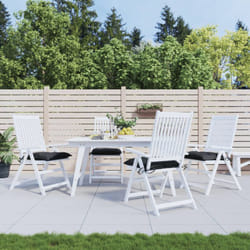 Cuscini per Pallet 4 pz Neri 50x50x7 cm Tessuto Oxford - Vidaxl