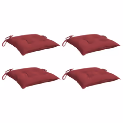 Cuscini per Pallet 4 pz Rosso Vino 50x50x7 cm Tessuto Oxfordcod mxl 116277 - Vista aggiuntiva 3