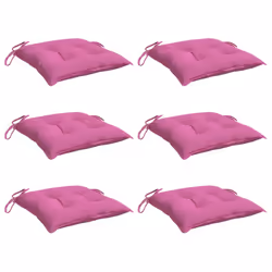 Cuscini per Sedia 6 pz Rosa 50x50x7 cm in Tessuto Oxfordcod mxl 71642 - Vista aggiuntiva 3