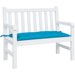 Cuscino per Panca Azzurro 100x50x7 cm in Tessuto Oxford - Vidaxl