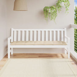Cuscino per Panca Beige 180x50x7 cm in Tessuto Oxford Vidaxl 820924