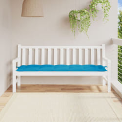 Cuscino per Panca Azzurro 180x50x7 cm in Tessuto Oxford vidaXL225484