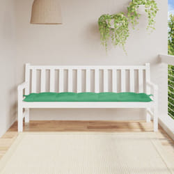 Cuscino per Panca Verde 180x50x7 cm in Tessuto Oxford - Vidaxl