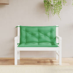 Cuscini Panca da Giardino 2pz Verdi 100x50x7cm Tessuto Oxford Vidaxl 95656