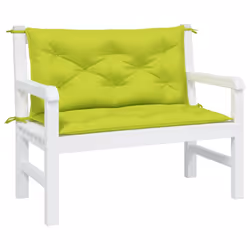 Cuscini per Panca 2 pz Verde Intenso 100x50x7 cm Tessuto Oxfordcod mxl 91907 - Vista aggiuntiva 3