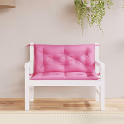 Cuscini per Panca da Giardino 2 pz Rosa 100x50x7 cm in Tessutocod mxl 118300 - Vista aggiuntiva 3