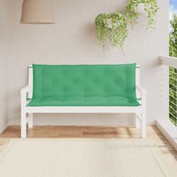 Cuscini per Panca 2 pz Verdi 150x50x7 cm in Tessuto Oxford - Vidaxl