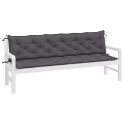 Cuscini per Panca 2 pz Antracite 200x50x7 cm in Tessuto Oxfordcod mxl 92106 - Vista aggiuntiva 3