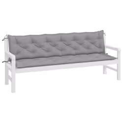 Cuscini per Panca 2 pz Grigi 200x50x7 cm in Tessuto Oxfordcod mxl 116086 - Vista aggiuntiva 3