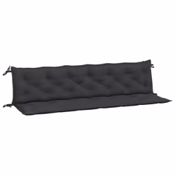 Cuscini per Panca 2 pz Neri 200x50x7 cm in Tessuto Oxfordcod mxl 92109 - Vista aggiuntiva 2