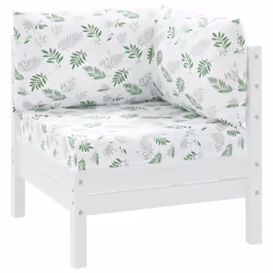 Cuscini per Pallet 3 pz Motivo a Foglie in Tessuto Oxfordcod mxl 115749 - Vista aggiuntiva 3