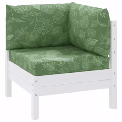 Cuscini per Pallet 3 pz Motivo a Foglie in Tessuto Oxfordcod mxl 70287 - Vista aggiuntiva 3