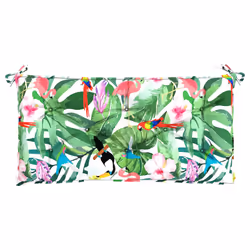 Cuscino per Panca da Giardino Multicolore 110x50x7cm in Tessutocod mxl 71635 - Vista aggiuntiva 2