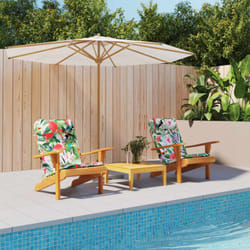 vidaXL Cuscini per Sedia Adirondack 2pz Multicolore in Tessuto Oxford
