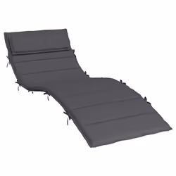 Cuscino per Lettino Antracite 180x60x3 cm in Tessuto Oxfordcod mxl 70428 - Vista aggiuntiva 2